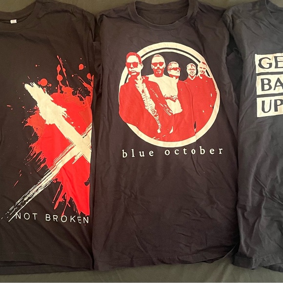 Lot of 19 Blue October t-shirts all Large - Picture 11 of 14